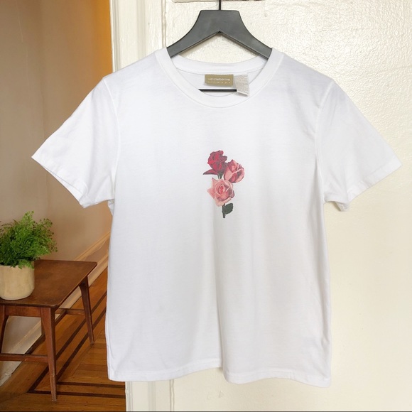 🌷Vintage Liz Claiborne Rose Graphic Tee🌷 - Picture 3 of 11